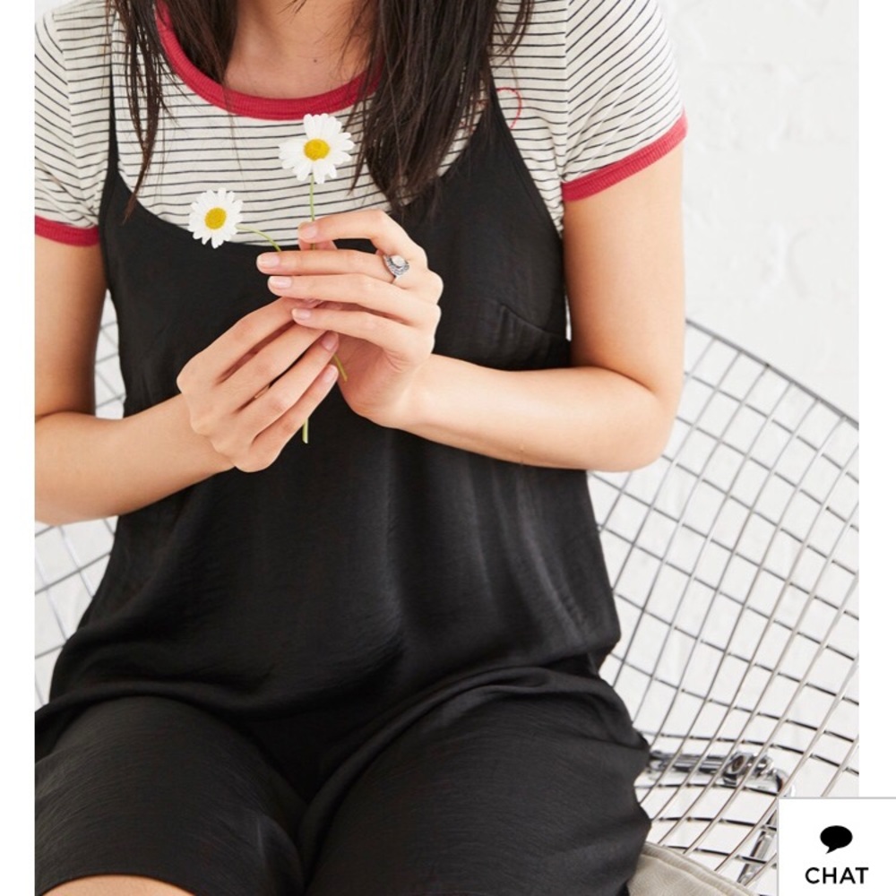 New With Tags Aerie Black slip dress size medium